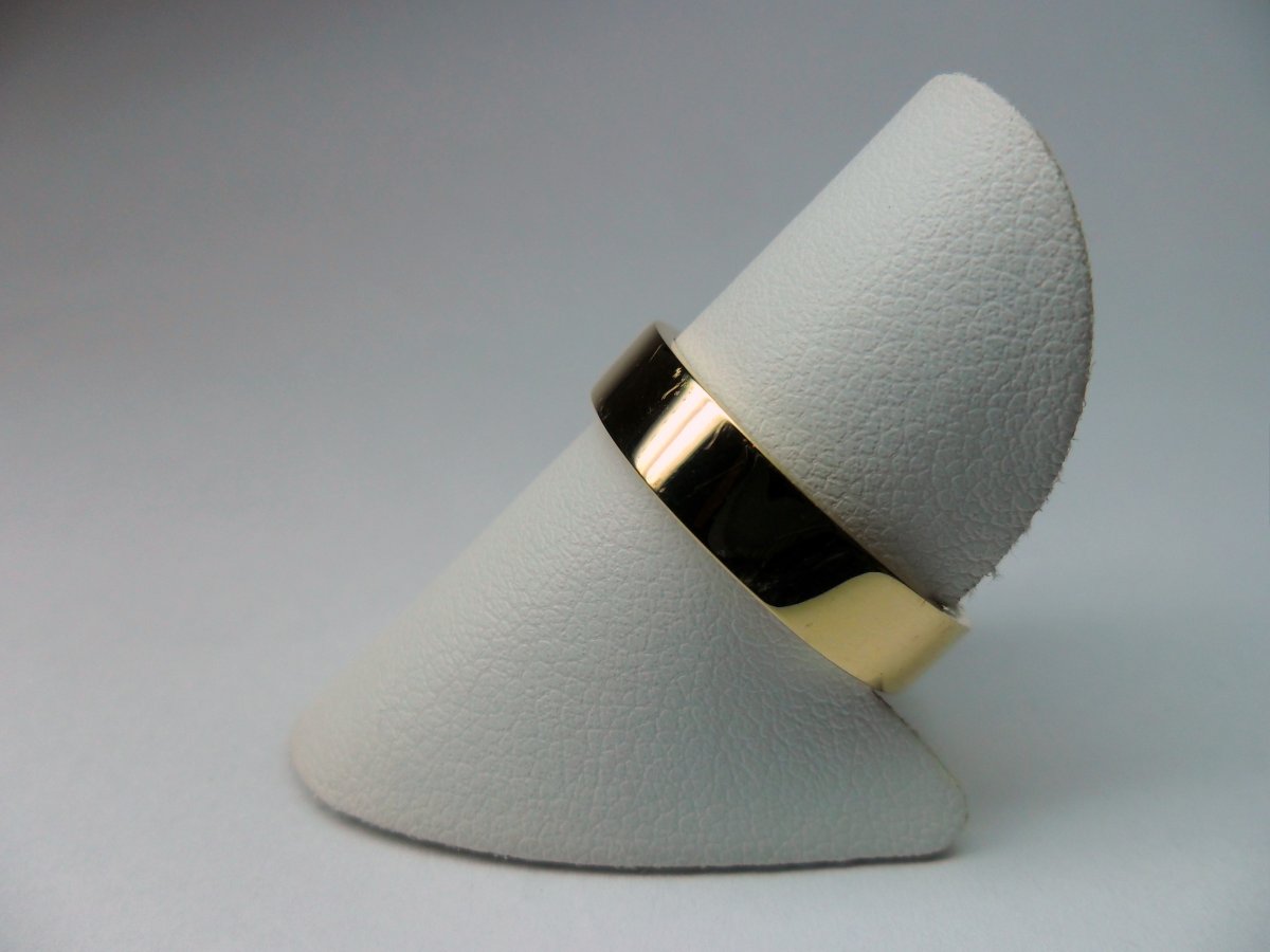 Basis Ring Breed Rosé Goud